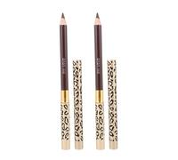 DEEPCRAFF 2 Piezas Lápiz de Cejas Pincel Doble Punta Maquillaje Natural y Duradero, Diseño y Uniforme Adecuado para Uso Personal y Profesional