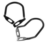 DEEPCRAFF 2 Piezas Protector de Cambio Trasero para Bicicleta, Protector de Desviador Trasero, Acero, Negro, Protección Integral, Fácil Instalación, para Bicicletas de Montaña y Plegables