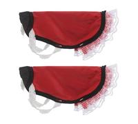 DEEPCRAFF 2 Piezas Protector de Espalda para Aves de Corral Traje de Pollo de Poliéster, Elástico y Transpirable, para Gallinas Ponedoras y Gallinas Bantam, Cría de Pollos