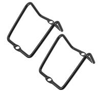 DEEPCRAFF 2 Piezas Soporte para Colgar Bicicletas Clip de Resorte en Acero Negro, Compatible Cuadro y Tubo de Asiento para Vehículos No Motorizados y Uso Diario