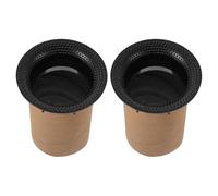 DEEPCRAFF 2 Tubos de Puerto de Altavoz Redondos para Subwoofer, Accesorios de Plástico y Papel para Mejorar Graves y Flujo de Aire en Teatro y Estudio
