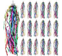 DEEPCRAFF 20 Cintas de Colores para Manillar de Bicicleta y Scooter Infantiles, Decorativas y Fáciles de Instalar, Accesorios de Plástico para Bicicletas
