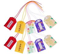 DEEPCRAFF 20 Unidades Bolsa de Bendición Japonesa Omamori Colgante de Lino para Protección de Salud y Buena Suerte, Diseño Único para Llevar en Cartera o Monedero Varios estilos