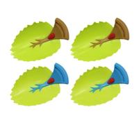 DEEPCRAFF 4 Piezas Extensor de Grifo Color Verde, Material Tpe y Plástico, Ayuda a Acercar el Agua y Fomenta Buenos Hábitos de Higiene Baño Color Aleatorio