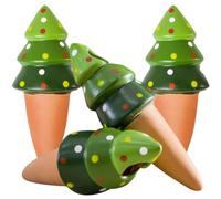 DEEPCRAFF 4 Piezas Regador Automático de Plantas Picos de Riego para Plantas de Interior 70ml Verde Arcilla Roja Árbol de Navidad Riego por Goteo
