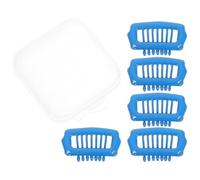 DEEPCRAFF 5 Piezas Pinzas para Pelo para Perros y Gatitos de Tamaño Pequeño Diseño Estable para Puente Nasal y Material Abs, Accesorios Suaves para Sesiones Fotográficas y Paseos