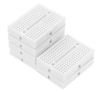 DEEPCRAFF 6 Piezas Placas de Pruebas de Plástico de Color Claro sin Soldadura, Interconectables y Firmes para Experimentos Científicos y Proyectos Electrónicos Pequeños