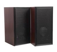 DEEPCRAFF Altavoces USB para Ordenador de Sobremesa, Madera, 2 Piezas | Audio Portátil de Escritorio, Conexión USB y Jack 3,5mm, Uso en Conferencia y Gaming Casual Color Aleatorio