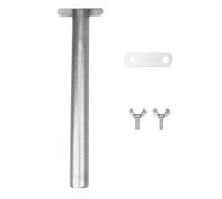 DEEPCRAFF Barra de Acero Inoxidable para Moler Periquitos y Agapornis, Fácil de Instalar y Tamaño Compacto 25x7x2.5cm para Juguetes y Descanso
