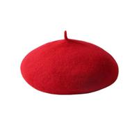 DEEPCRAFF Boina Cálida de Lana para Niña, Talla M, 2-8 Años | Estilo Delicado y Compacto, Fácil de Combinar, para Fotos Familiares y Ocasiones Formales