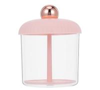 DEEPCRAFF Burbujeador Facial Portátil de Abs para Limpieza Facial Botella Espumosa Rosa, Fácil de Limpiar y Adecuado para Viajes al Aire Libre