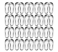 DEEPCRAFF Cartón 25 Pares de Almohadillas Bronceadoras Desechables Adhesivo Antideslizante para Pies Ideales en Aerosol en Casa