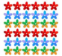 DEEPCRAFF Confeti Decorativo para Fiestas Forma de Flor, Plástico Ligero y Tamaño Pequeño, Adecuado para Celebración de Aniversario y Cena, Adorno Colorido para Bodas