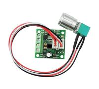 DEEPCRAFF Controlador de Velocidad Pwm para Motor de Corriente Continua 1803bkw Ajustable 1,8v-12v 2a 30w Ciclo de Trabajo Regulable y Potenciómetro Metálico