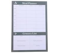 DEEPCRAFF Cuaderno y Guía Visual de Menú Semanal Desgarrable Papel Duradero y Planificación de Dietas para Planificador de Comidas Adecuado para Uso Doméstico