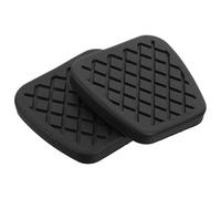 DEEPCRAFF Cubiertas de Pedales de Coche, Cubre Pedales Antideslizantes de Goma, 2 Piezas para Pedal de Embrague y Freno, Ajuste Universal para Interior