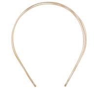 DEEPCRAFF Diademas Doradas de Metal Multicapa para Mujer, Aro para Cabello Fino Elegante y Delicado, Accesorio para Pelo Adecuado para Bodas y Eventos