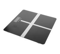 DEEPCRAFF Digital Báscula Recargable por USB Superficie de Vidrio Negro y Control de Actividad Física de Peso Corporal y Alta Precisión para Uso Doméstico