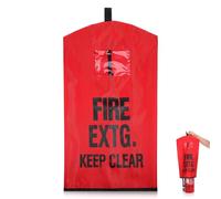 DEEPCRAFF Funda para Extintor de Incendios Diseño Anticongelante y Tejido Resistente, Incluye Soporte para Pared y Bolsillo de Inspección, para Patios y Temporadas de Invierno