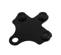 DEEPCRAFF Metal, Soporte de Fijación del Odómetro de Motocicleta Negro | Montaje Antivibración, Instalación Sencilla, para Tablero y Manillar, Uso en Refit de Motos, Acabado Integrado