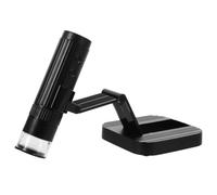 DEEPCRAFF Microscopio Digital Portátil y Electrónica Negra USB de Alta Resolución Aumento Versátil 50-1000x Material Abs para Profesionales y Entusiastas