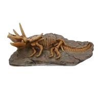 DEEPCRAFF Modelo de Fósil de Dinosaurio para Colgar en Pared, Resina Marrón | Decoración Artística para Salón Interior, Pieza Mural Natural y Vívida, Estilo Decorativo