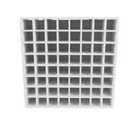 DEEPCRAFF Organizador de Pintura Acrílica de Madera 64 Compartimentos para Oz, Diseño Vertical Elegante y Ligero para Escritorio y Taller DIY