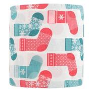 DEEPCRAFF Rollo de Papel Higiénico Decorativo Patrones Navideños para Temporada de Fiestas, Papel de Navidad Creativo y Funcional para Decoración y Uso en Baño
