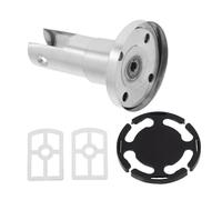 DEEPCRAFF Soporte Altura Regulable 45-65mm de Partición de Baño en Acero Inoxidable, Accesorios Versátiles para Mamparas en Baños Públicos y Áreas Comunes