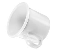 DEEPCRAFF Taza de Esmalte de Color Claro 350ml con Asa, Estilo Vintage | Superficie Lisa y Fácil de Limpiar, Uso en Mesa o Fiesta, para Café, Té, Sopa y Zumo