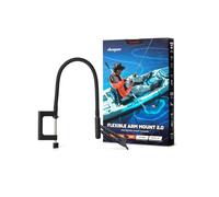 Deeper Brazo Flexible 2.0 para buscadores de Peces Brazo de Montaje Flexible para Barco de Pesca, Barca y Kayak, Negro