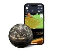 Deeper CHIRP+ 4 buscadores de peces moldeables alimentados por IA con GPS - Sonar portátil para pesca en barco, hielo y orilla, mapeo 2D/3D a través de la aplicación