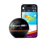 Deeper Pro+ 2 Sonda de Pesca de hasta 100m de Profundidad - Detector Radar Inteligente de Peces | Portátil, WiFi y GPS. Conectado a tu Móvil. Accesorios de Pesca para Río, Mar, Hielo o Carpfishing