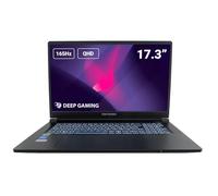 DeepGaming Nubian Pro 17 - Ordenador Portátil Gaming 17.3" QHD 165Hz (Intel Core 7-250H, 64GB RAM DDR5, 4TB SSD + 4TB SSD, Nvidia RTX 3050 6GB, Windows 11 Pro) Negro - Teclado QWERTY Español