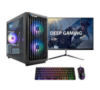 DeepGaming PC Gaming Completo Némesis AMD Ryzen 5-8500G/16GB DDR5/1TB M.2/Windows 11 Pro + Monitor 24" FullHD 120Hz + Teclado TKL 65% + Ratón Óptico Programable