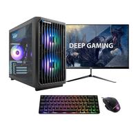 DeepGaming PC Gaming Completo Némesis AMD Ryzen 7-8700G/32GB DDR5/1TB M.2/Refrigeración Líquida 120mm/Windows 11 Pro + Monitor 24" FullHD 120Hz + Teclado TKL 65% + Ratón Modular RGB