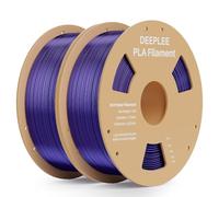 DEEPLEE Filamento PLA 1,75mm per Stampanti 3D, Precisione Dimensione +/- 0,02mm, Materiale per Stampa 3D Compatibile con Stampanti FDM, Púrpura Brillante2 KG