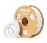 DEEPLEE Filamento PLA Básico de 1,75 mm, filamento para impresora 3D de mayor resistencia, blanco, 1 kg