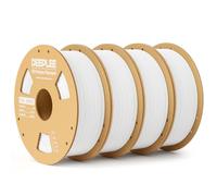 DEEPLEE Filamento PLA Básico de 1,75 mm, filamento para impresora 3D de mayor resistencia, blanco, 4 kg