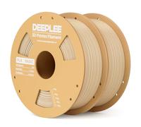 DEEPLEE Filamento PLA Básico de 1,75 mm, mayor resistencia, para impresora 3D, beige, 2 kg