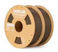 DEEPLEE Filamento PLA Básico de 1,75 mm, mayor resistencia, para impresora 3D, color marrón, 2 kg