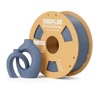 DEEPLEE Filamento PLA Básico de 1,75 mm, mayor resistencia para impresora 3D, gris azulado, 1 kg