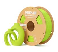 DEEPLEE Filamento PLA Básico de 1,75 mm, mayor tenacidad para impresora 3D, verde, 1 kg