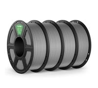 DEEPLEE PLA Pro 1.75 mm, Kit 4 Bobinas Gris (4 kg). Alta Tenacidad y Fácil Impresión. Precisión ±0.02 mm y Sin Atascos. Compatible con la mayoría de impresoras FDM.