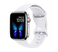 DEEPPY Sport Bands Kompatibel mit Apple Watch Band 38mm 40mm 41mm 42mm 44mm 45mm für Frauen/Männer Wasserdichtes Weiches Silikon Ersatzband Zubehör für iWatch Bands Serie 7/6/5/4/3/2/1/SE