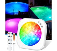 DeeprBlu Recargables Luces Piscina Sumergibles LED con Control Remoto
