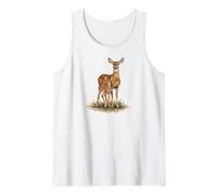 Deer Baby Calf Wild Wildlife Nature Love Camiseta sin Mangas