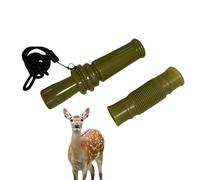 Deer Calls for Hunting - Suministros realistas ajustables de larga duración para exteriores, tubo de gruñido de ciervo, para suministros de playa, senderismo, entrenamiento, camping, noche, patio
