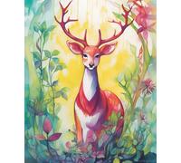 Deer Courage Notebook: Inspirational Lined Journal • The Brave Heart • 110 Pages for Reflection & Mindfulness