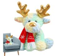 Deer Doll - 11.8 Inches Nights In | Fawn Plush Toy | Soft Stuffed Deer Toys, Christmas Plushs Animal For Kids, Holiday Deers Toy, Festive-Themed Plush For Kids & Adults, Cozy Holiday Deco